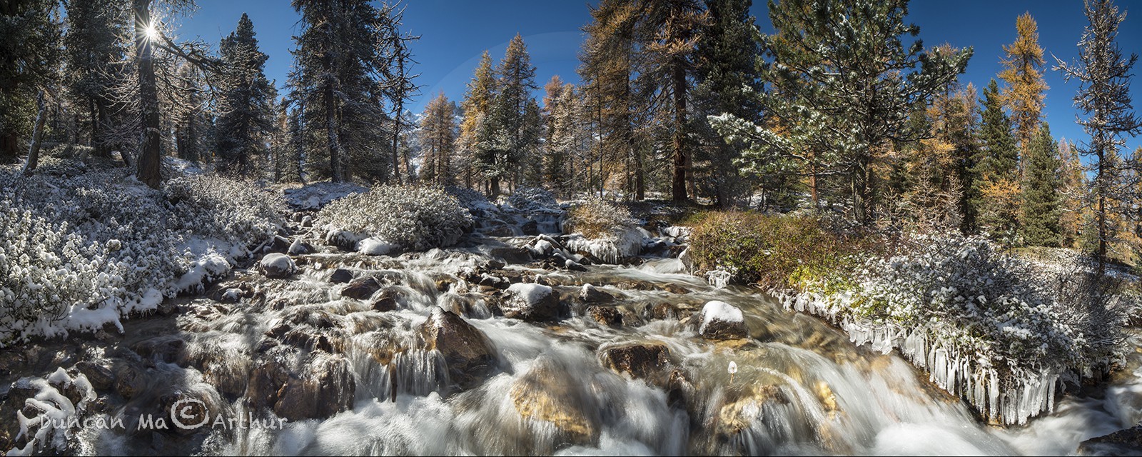 Torrent de la Pisse et premières neiges© Duncan MacArthur
