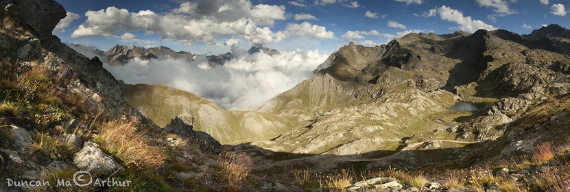 Au col de Longet, c'est du côté Haute-Ubaye de la Tête des Toillies© Duncan MacArthur