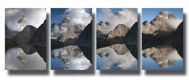 Le striptease du VisoAu lac de Clot Sablé