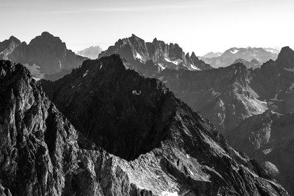 Pic Gaspard, Mont-Blanc et la Grande Ruine depuis le sommet des Rouies ©Pierre Barrot